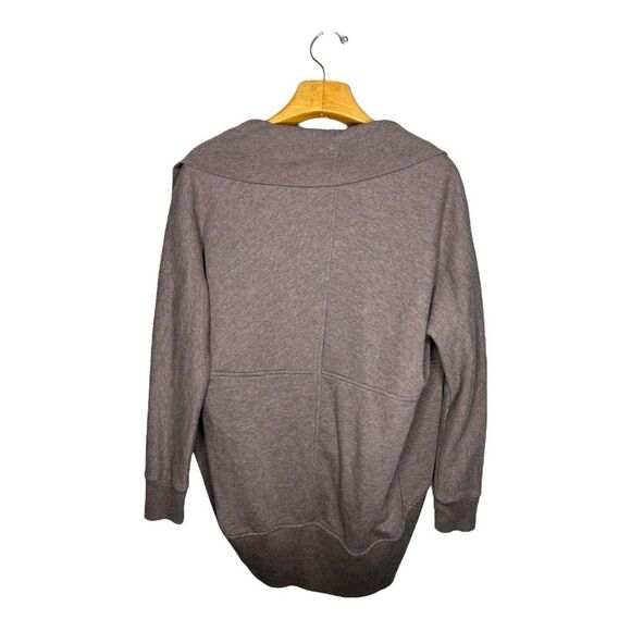 Banana Republic open front cardigan cocoa brown fleece size small - Picture 3 of 4